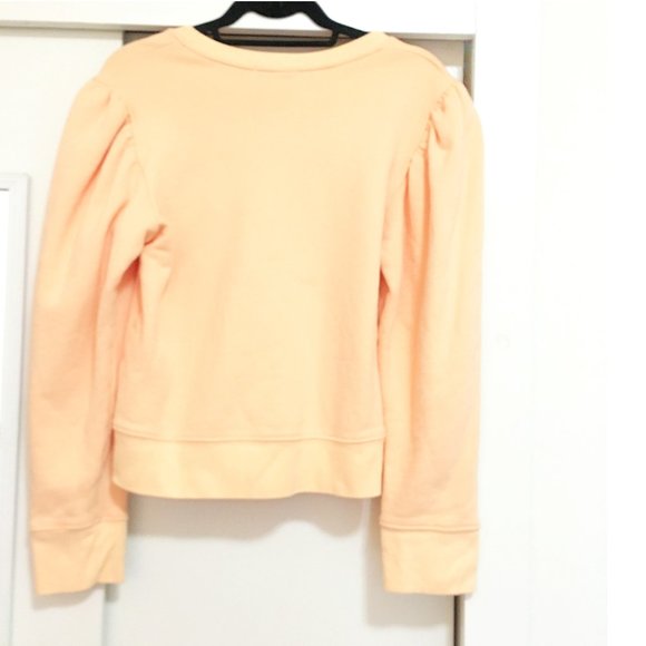 A.L.C Puff Sleeve Sweatshirt Pullover Size XL - Picture 2 of 5